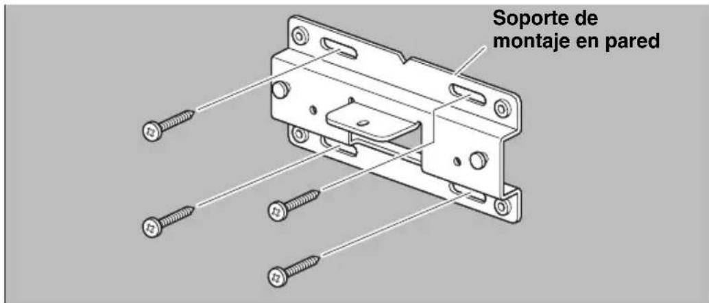 YAMAHA CS800 - Fije a la pared el soporte de montaje en pared. - 1