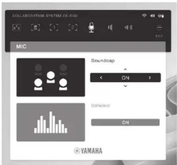 YAMAHA CS800 - リモコンのパン / チルトボタンで操作する - 2