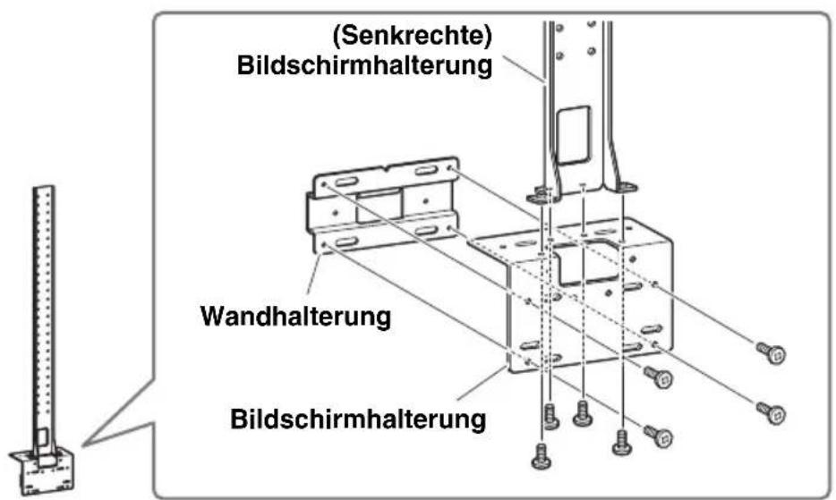 YAMAHA CS800 - (VESA)-Bildschirmhalterung anbringen - 1