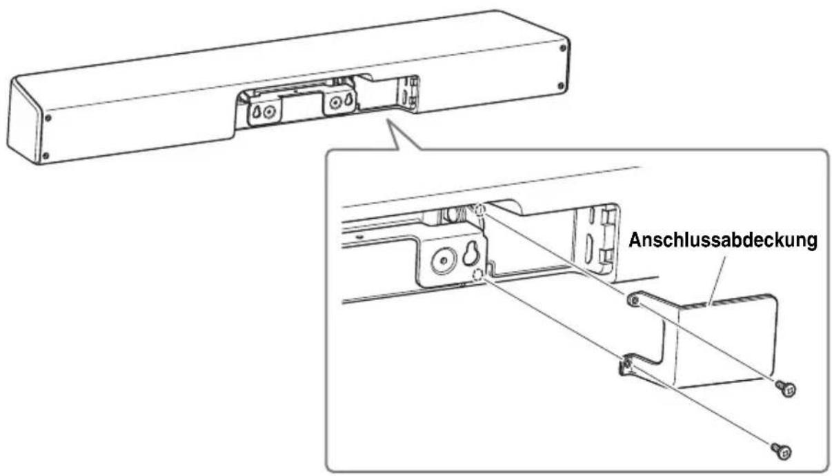 YAMAHA CS800 - Anschlussabdeckung anbringen - 1