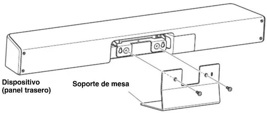 YAMAHA CS800 - Instalación del soporte de mesa - 1