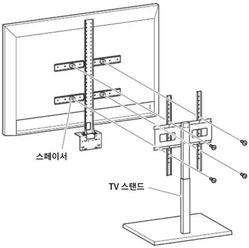 YAMAHA CS800 - TV 스탠드에 부착합니다. - 1
