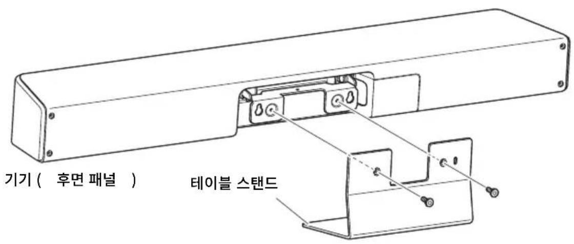 YAMAHA CS800 - 테이블 스탠드 설치 - 1