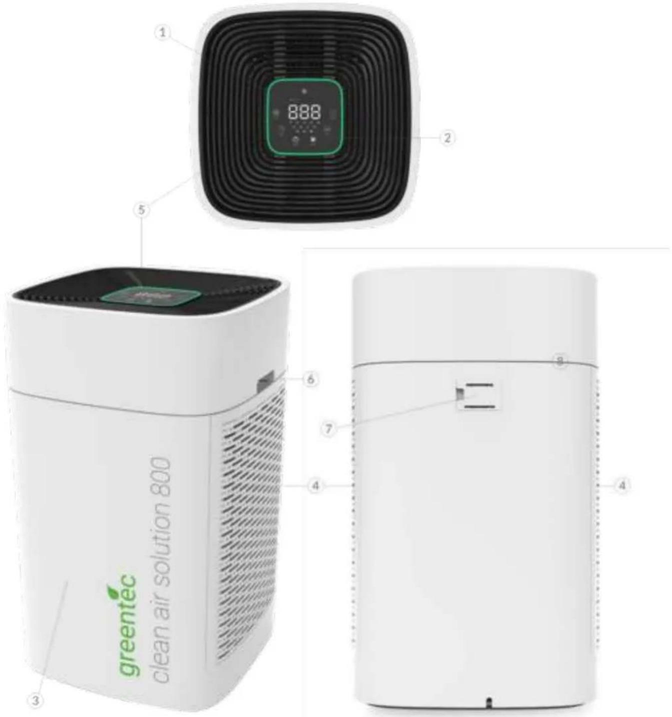 Greentec Clean Air Solution 800 - General information - 1