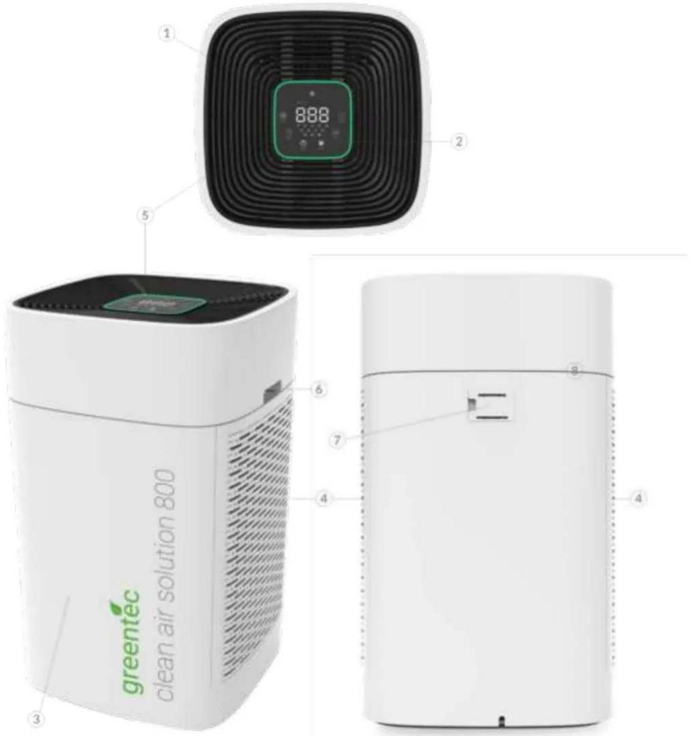 Greentec Clean Air Solution 800 - Allgemeine Informationen - 1