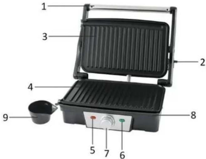 Emerio CG109888.2 - PARTS IDENTIFICATION - 1