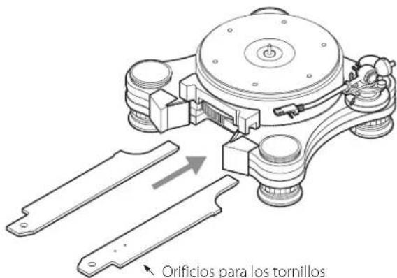 Esoteric Grandioso T1 - Coloque los rieles de instalacion entre las patas de la unidad base. - 1