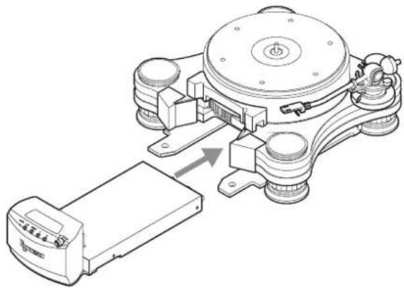 Esoteric Grandioso T1 - Following the installation rails, insert the motor unit. - 1