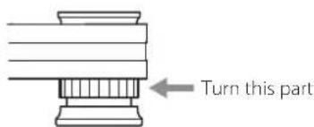 Esoteric Grandioso T1 - Adjust the heights of the base unit feet so that the platter is level. - 2