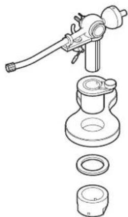 Esoteric Grandioso T1 - Attach the tonearm to the arm base. - 1