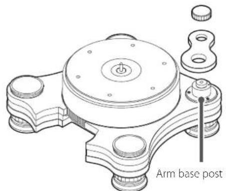 Esoteric Grandioso T1 - Attach the arm base to the base unit. - 1