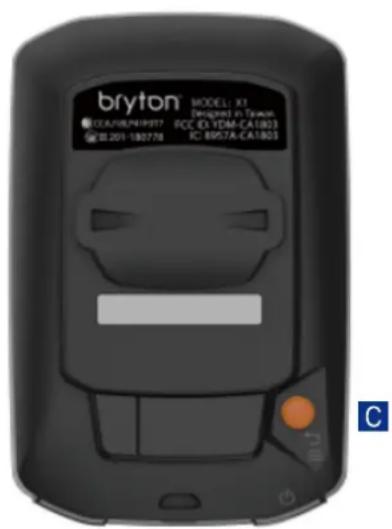 Bryton Rider 11 - Fonctions principales de rider 11 - 1