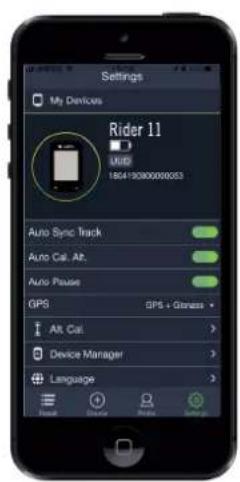 Bryton Rider 11 - Synchronisation via BLE - 7