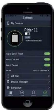 Bryton Rider 11 - Synchronisation via BLE - 6