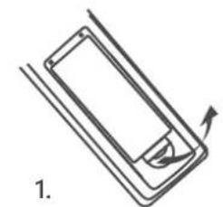 THOMSON THS808 - Installation des piles - 1
