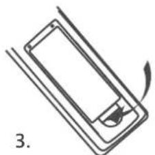 THOMSON THS808 - Installation des piles - 3