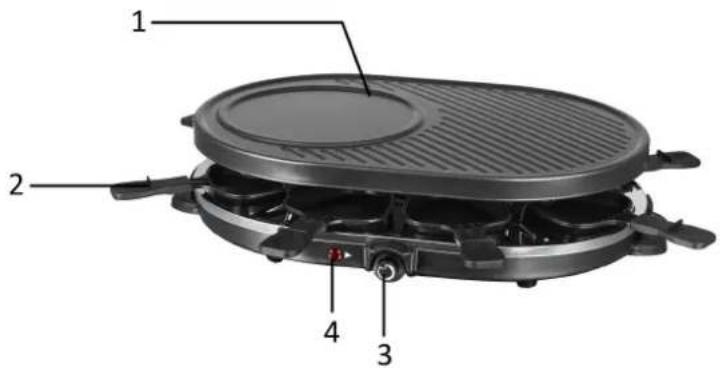 Emerio RG105522.9 - LISTE DER TEILE - 1