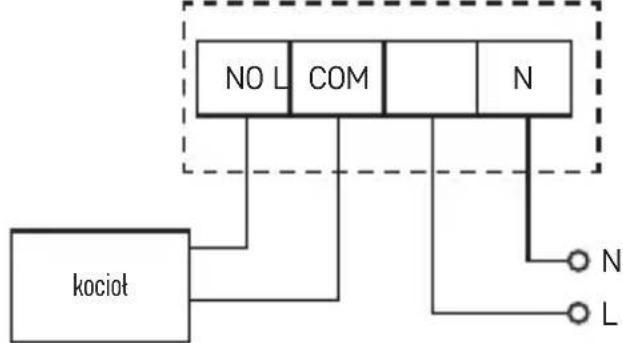 Emos P5611OT - Schemat podłaczenia pompy/zaworu silnikowego - 3