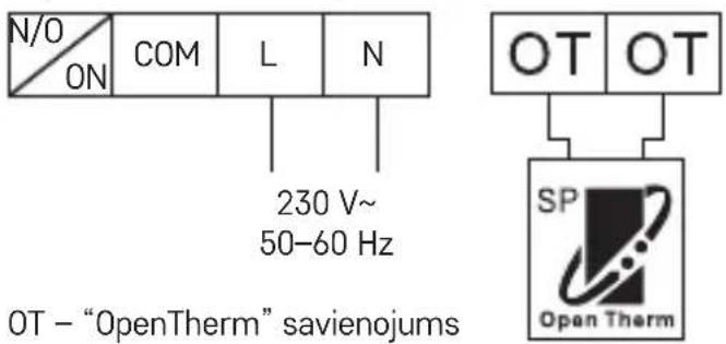 Emos P5611OT - "OpenTherm" savienojuma shema - 1