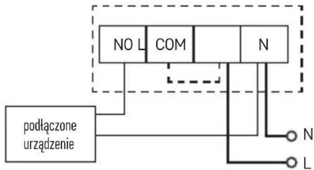 Emos P5611OT - Schemat podłaczenia pompy/zaworu silnikowego - 2