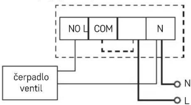 Emos P5611OT - Scheme pripojeni cerpadla/motorizovaneho ventilu - 1