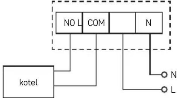 Emos P5611OT - Scheme pripojeni cerpadla/motorizovaneho ventilu - 3