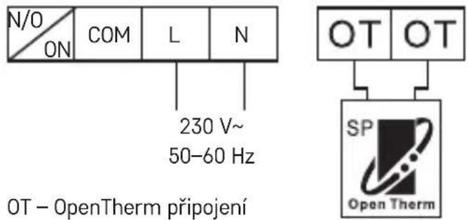 Emos P5611OT - Scheme pripojeni cerpadla/motorizovaneho ventilu - 4