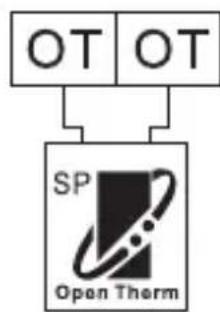 Emos P5611OT - Shema priključitve Opentherm - 2