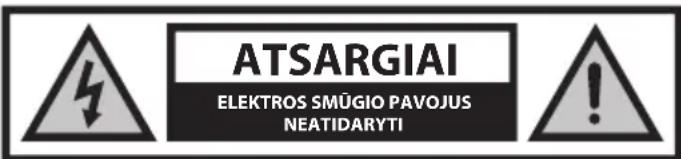 SHARP 43EL7EA - Svarbus saugos nurodymai - 1