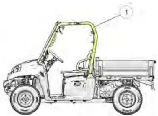 GEM eM1400 LSV (2021) - CADRE DE PROTECTION DE L'OFFICUPANT (OPS) - 1