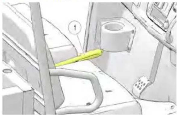 GEM eM1400 LSV (2021) - LEVIER DE FREIN DE STATIONNEMENT - 1