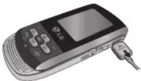 LG KP265C - Disconnecting the charger - 1