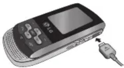 LG KP265C - Charging the Battery - 1