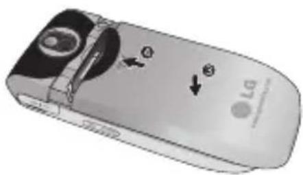 LG KP265C - Install the battery. - 3