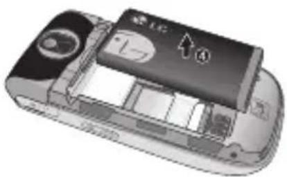 LG KP265C - Extraiga la bateria. - 3