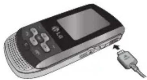 LG KP265C - Carga de la bateria - 1