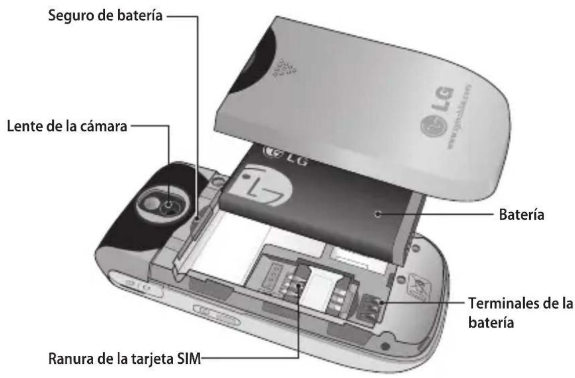 LG KP265C - Vista posterior - 1