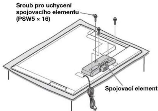 SONY SUB461S - Dodany spojovacie element pripevnete kzadni casti televizoru tremi srouby (PSW5 × 16) (soucasti dodavky). - 1