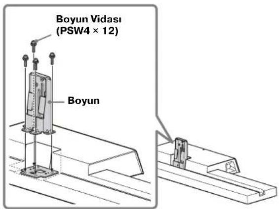 SONY SUB461S - Boyun Bağlanti Parçasıni TV Sehpasinin üzerine yerleştin. - 2