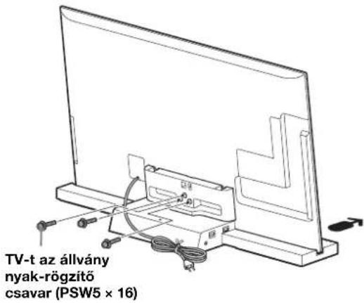 SONY SUB461S - A harom nyak- rogzitoc savarral (PSW5 × 16) (mellekelve) rogzitse a TV-t a TV- allvanyhoz. - 1