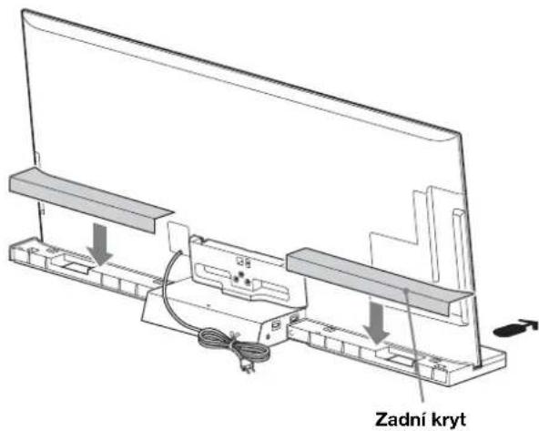 SONY SUB461S - Připevněte zadní kryt ke stojanu televizoru. (Pouze pro model SU-B551S) - 1