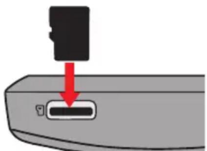 MAGELLAN MiVue 480D - Inserting a memory card. - 1