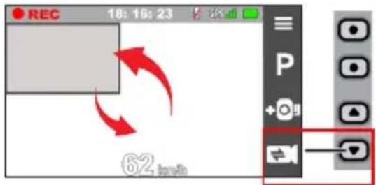 MAGELLAN MiVue 480D - Switching screens (MiVue 280D). - 1