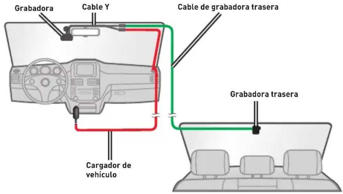 MAGELLAN MiVue 480D - Conecte los cables. - 1