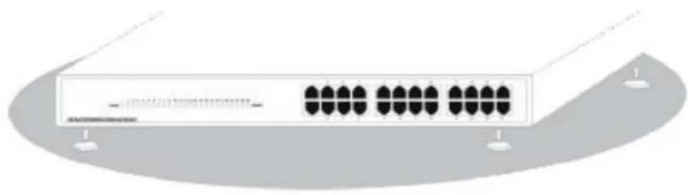 LEVELONE GEP1070 - Installazione su piano di lavoro - 1