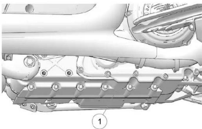 Indian Challenger (2023) - UUTTIILLISSAATTIOONN DD'UNNEE MMOOTTOO NUMEROUTDENTHEICATION DU MOTEUR LL'EEXXTTEERRIEUURR DDEESS EETTAATTSS- HUNNAISSMoteur ① est estampé sur le carter droit, sous - 1