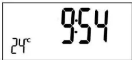 Perel VTBAL105 - Wyswietlacz godziny/temperature - 1