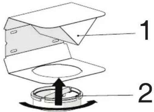 BEKO BHCB93640B - Montimi i diafragmës së ajrit (BHCB 93640 BH) - 2