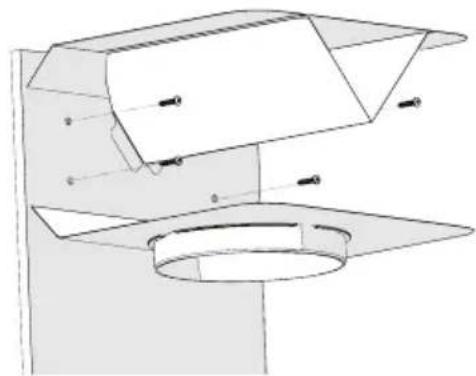 BEKO BHCB93640B - Installation d'un déflecteur d'air (BHCB 93640 BH) - 2