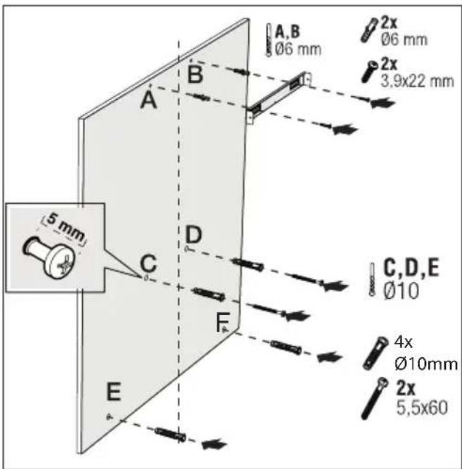 BEKO BHCB93640B - Montage mural - 1
